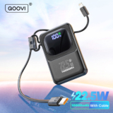 מטען נייד Qoovi 10000mAh עם כבל מובנה